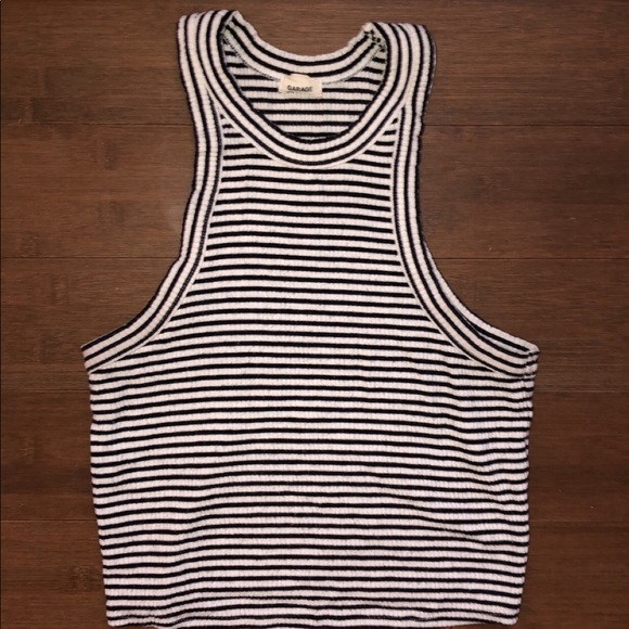 Black and White Halter top from Garage - Picture 1 of 1